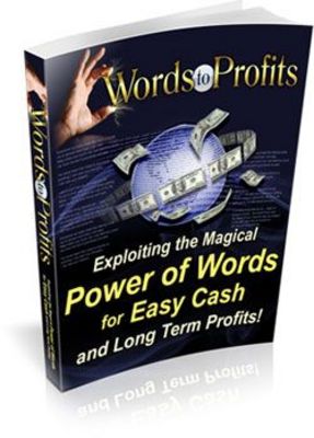 Product picture Words To Profits With Master Resell Rights 