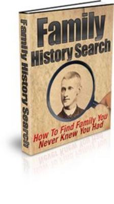 Product picture Family History Search With Master Resell Rights 