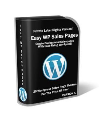Product picture Easy Wordpress Sales Pack with Private Label Rights